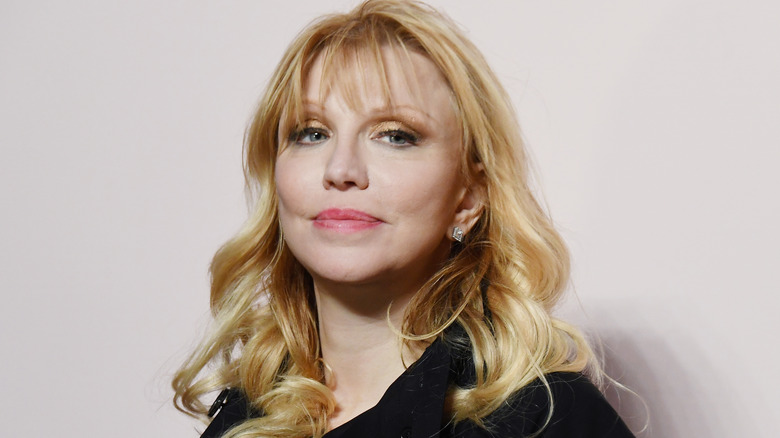 Courtney Love smiling