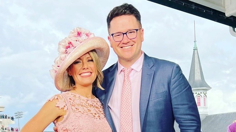 Dylan Dreyer and Brian Fichera on date at racecourse