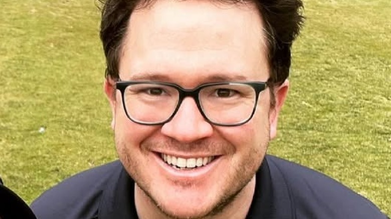 Brian Fichera posing for cameras