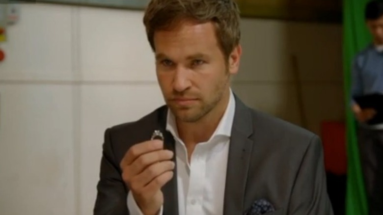 David Hoffman behind the scenes while filming "I Live With Models" in London, England (2015)