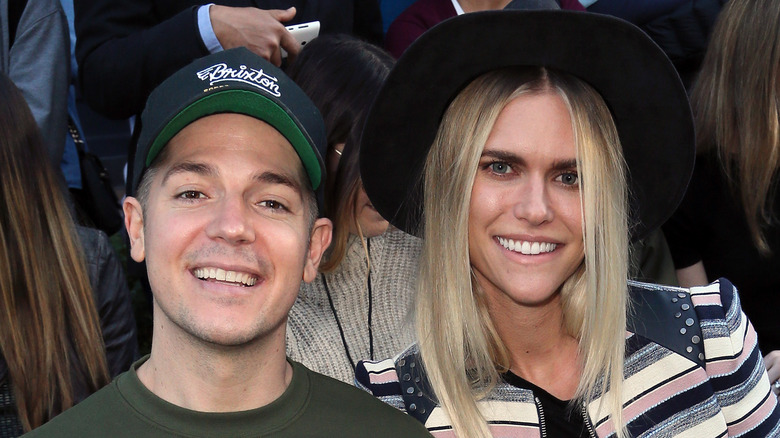 Jason Kennedy and Lauren Scruggs smiling