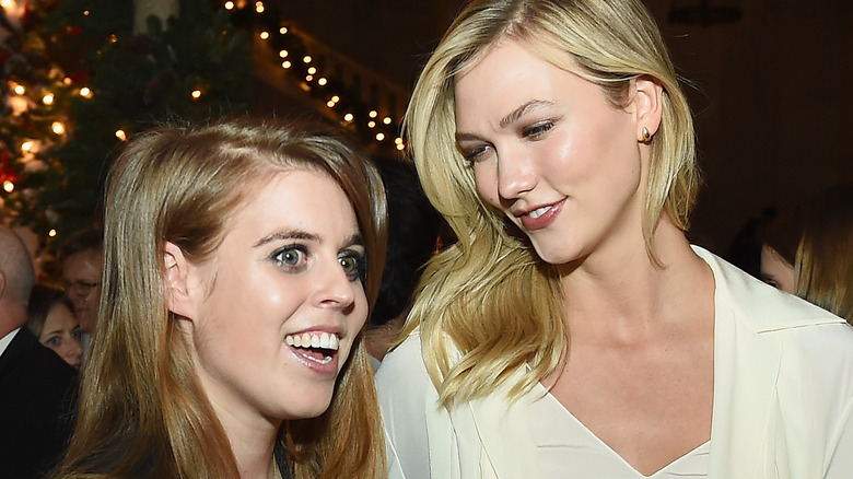 Princess Beatrice and Karlie Kloss smiling