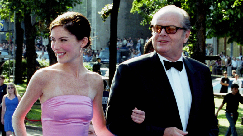 Lara Flynn Boyle and Jack Nicholson in 2001.