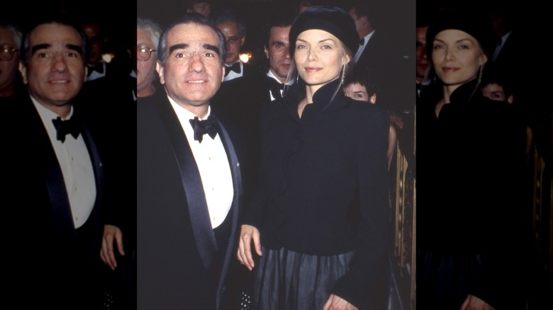 Martin Scorsese and Michelle Pfeiffer at premiere of Age of Innocence,