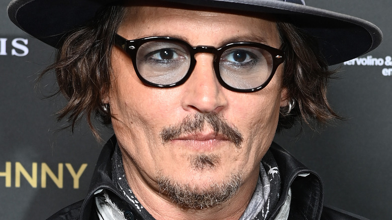 Johnny Depp smiling