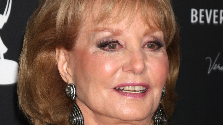 Barbara Walters smiling