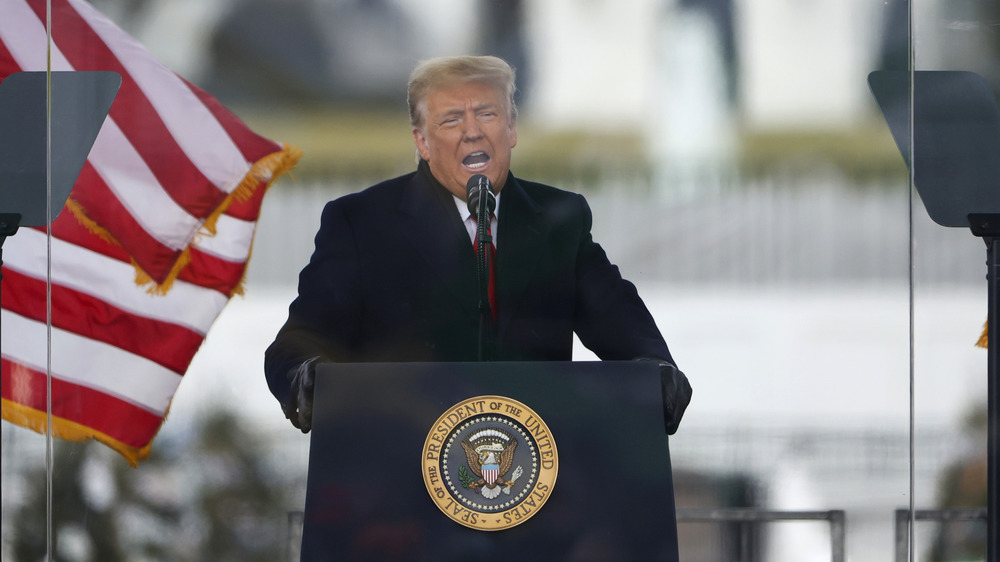 Donald Trump speaking