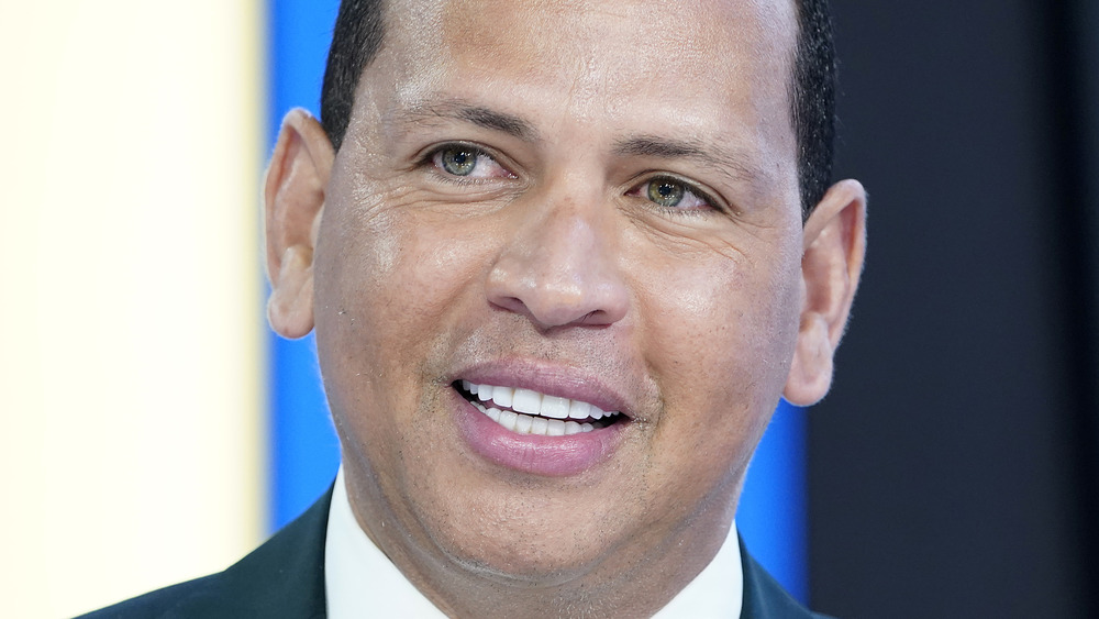 Alex Rodriguez speaking on television