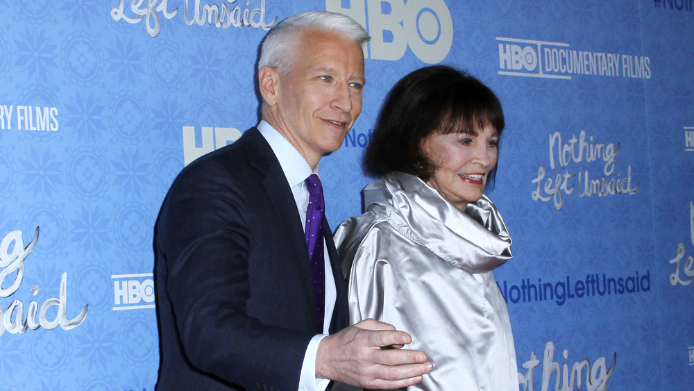 Anderson Cooper and Gloria Vanderbilt
