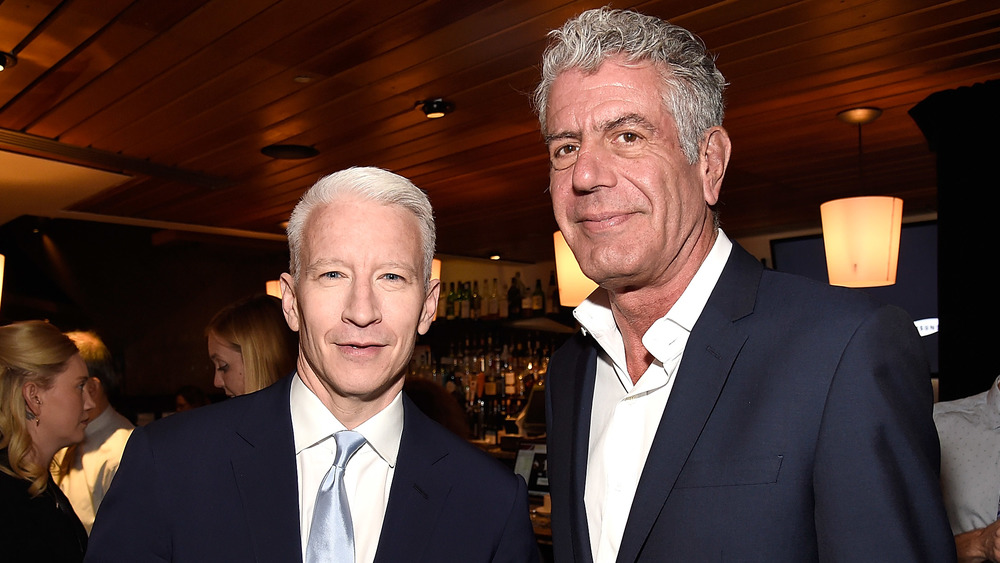 Anderson Cooper and Anthony Bourdain