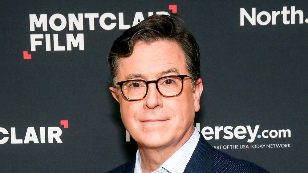 Stephen Colbert at an event