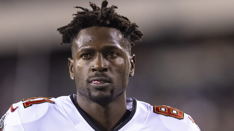 Antonio Brown, playing football