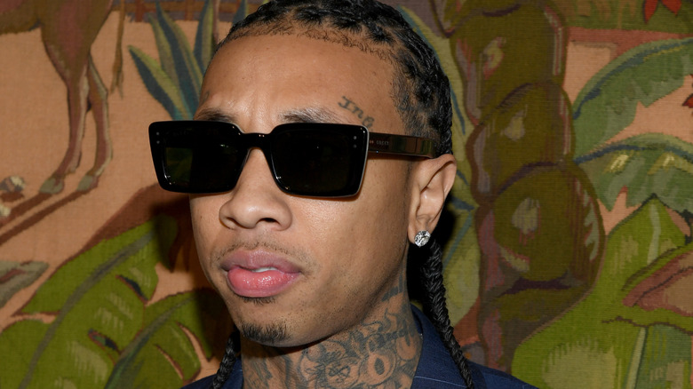 Tyga, posing
