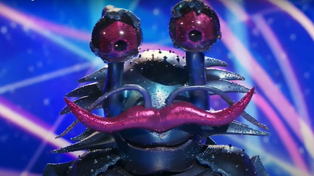 The Masked Singer's Crab onstage during the competition