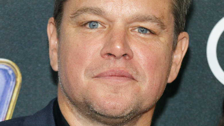 Matt Damon on the red carpet