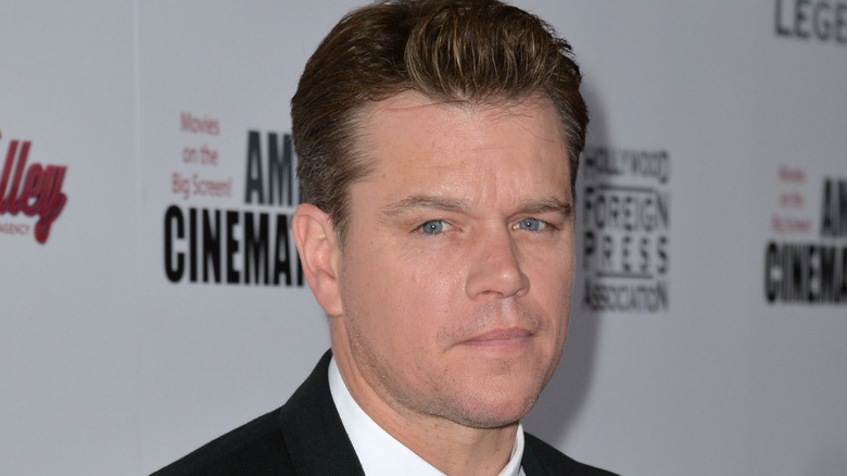 Matt Damon on the red carpet