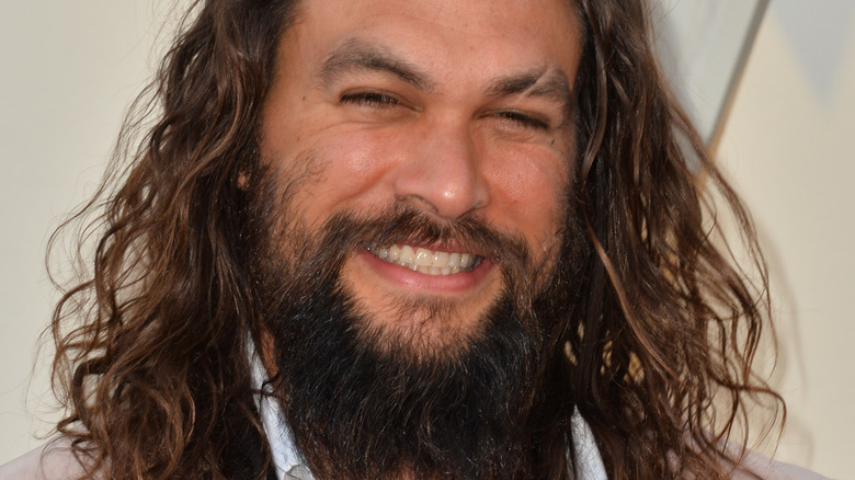 Jason Momoa smiling