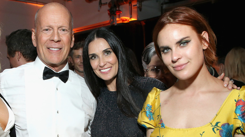 Bruce Willis, Demi Moore, and Tallulah Willis