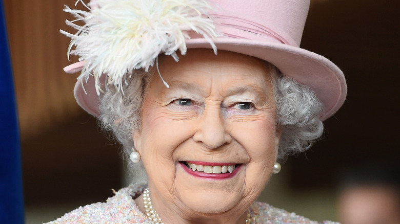 Queen Elizabeth II smiling 