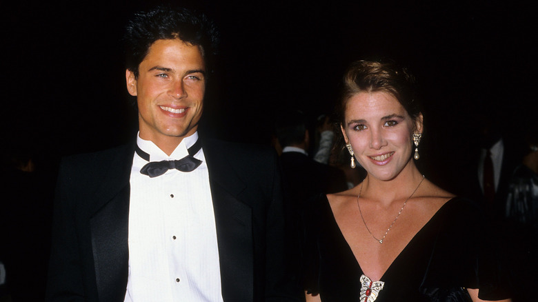 Rob Lowe and Melissa Gilbert in 1987