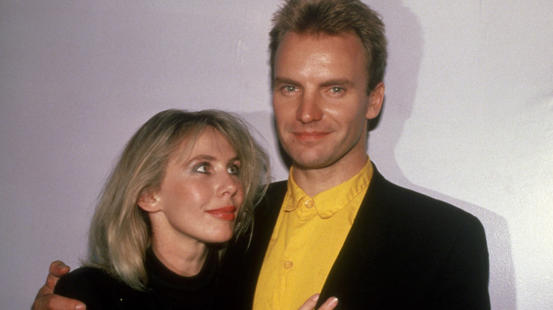 Sting and Trudie Styler circa 1985