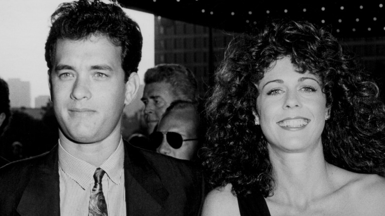 Tom Hanks and then-girlfriend Rita Wilson in 1986
