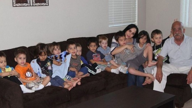 Nadya Suleman throwback with kids