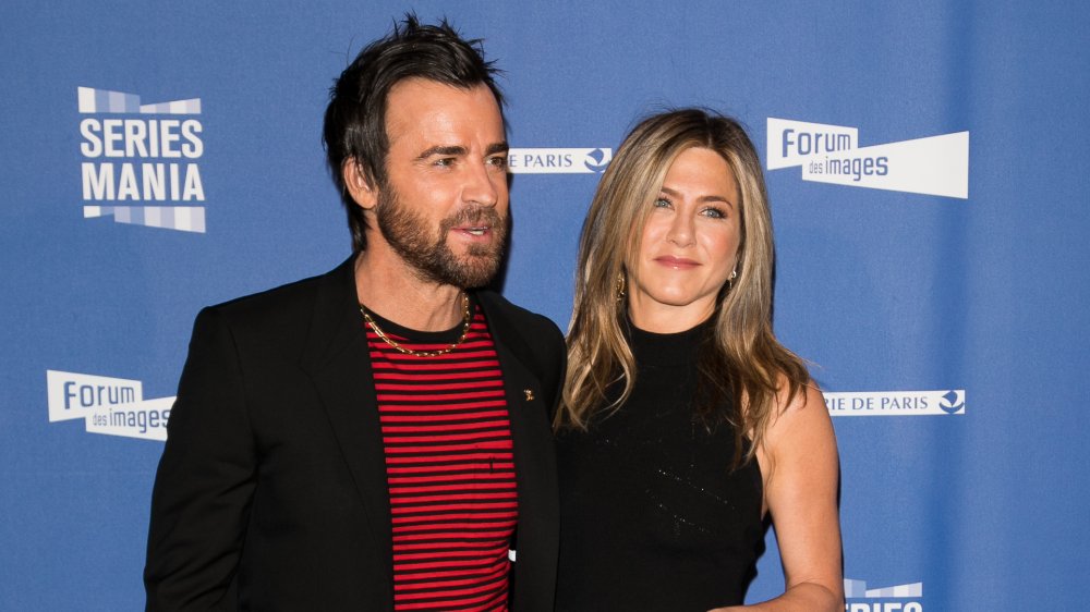 Justin Theroux and Jennifer Aniston 