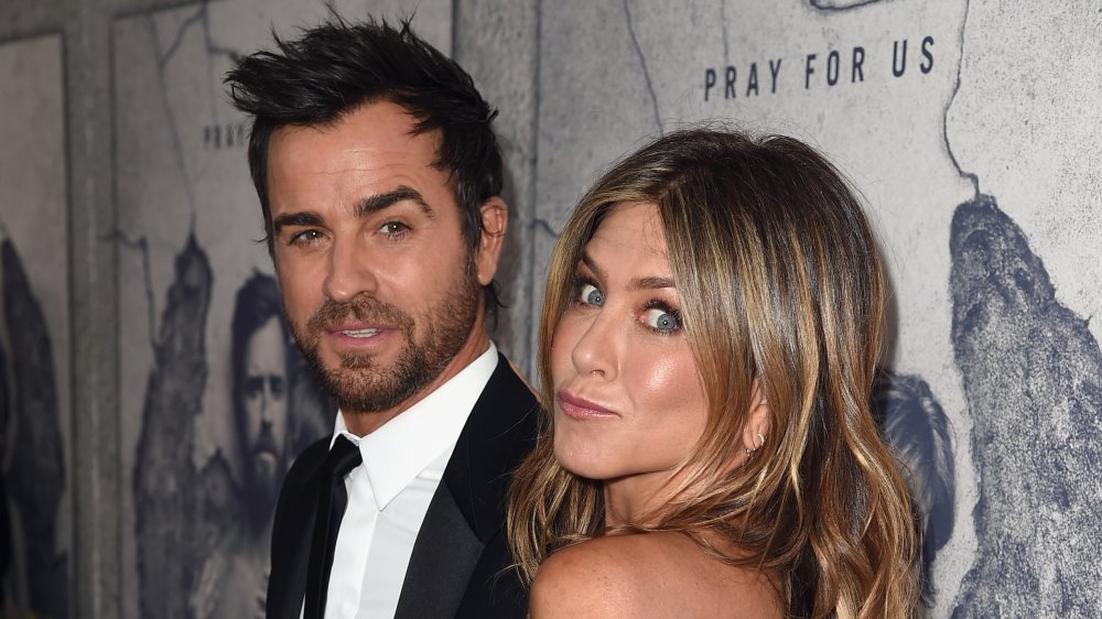 Justin Theroux and Jennifer Aniston 