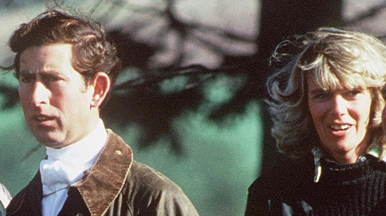 Prince Charles with future wife Camilla Parker Bowles