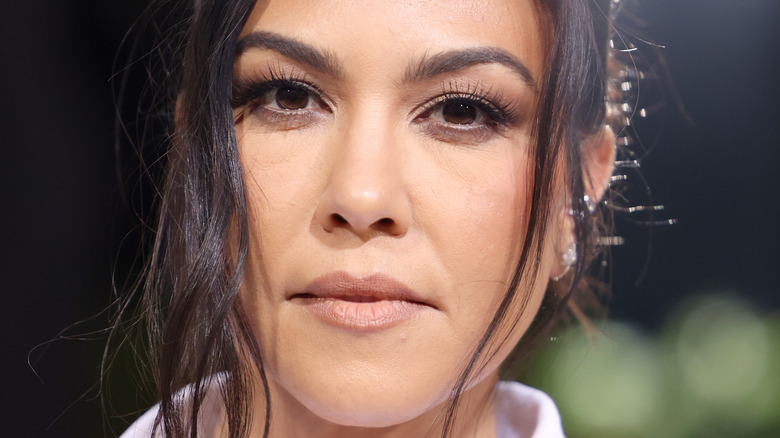 Kourtney Kardashian close-up