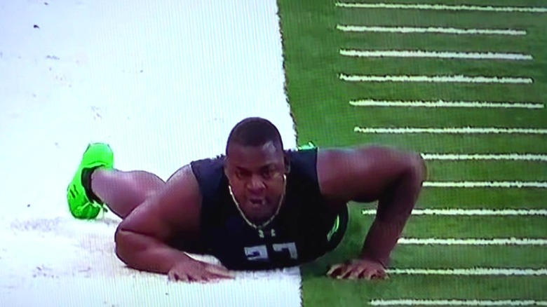 Chris Jones on the ground