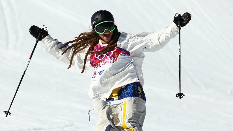 Henrik Harlaut skiing