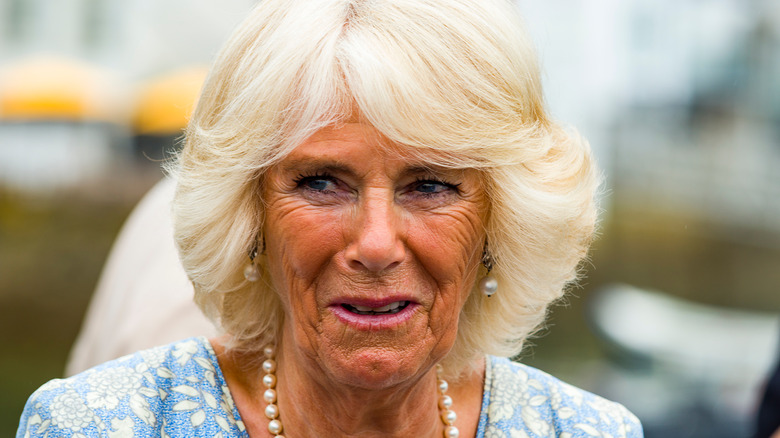 Camilla Parker Bowles smiling