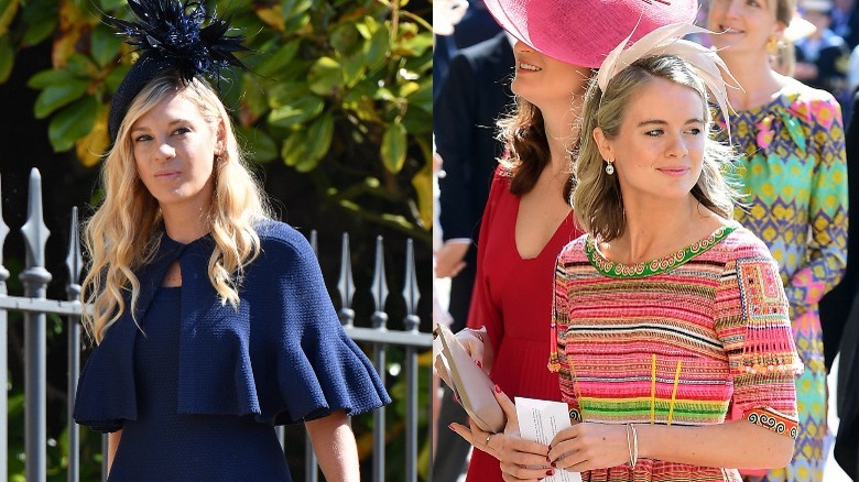 Chelsy Davy and Cressida Bonas split image