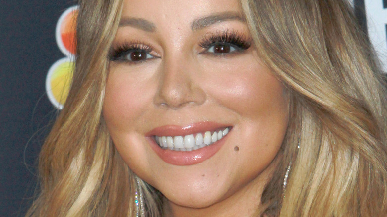 Mariah Carey smiling