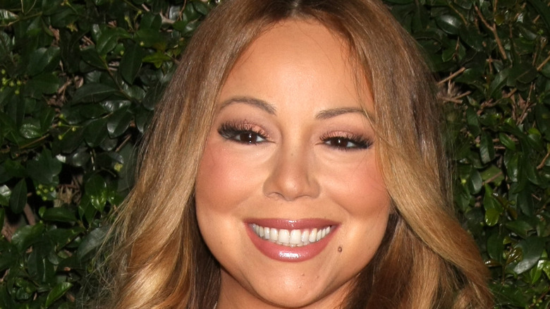 Mariah Carey smiling