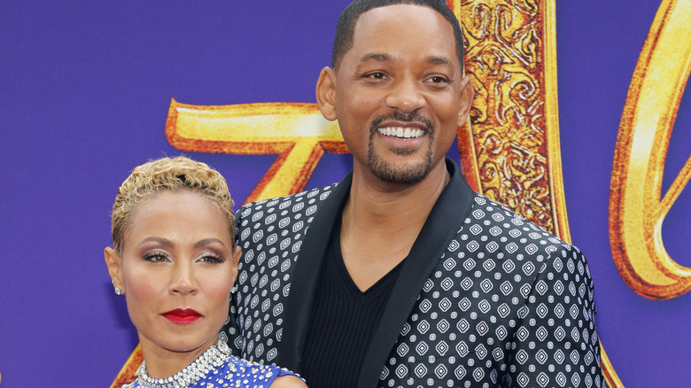 Will Smith and Jada Pinkett pose together