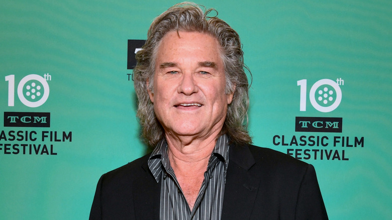 Kurt Russell poses during 2019 event