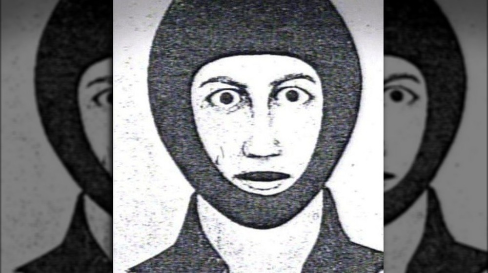 Police sketch of DeAngelo in faceless ski mask
