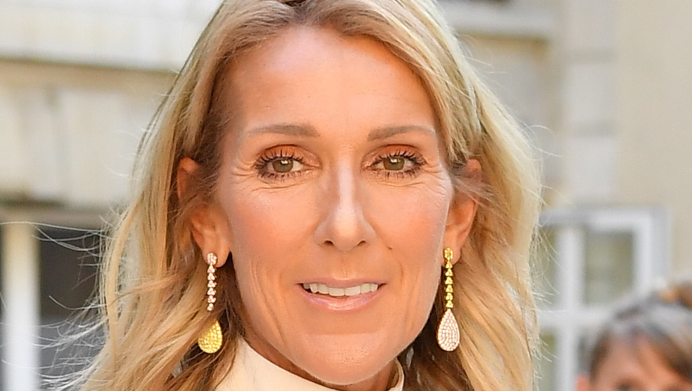 Celine Dion at Paris Fashion Week