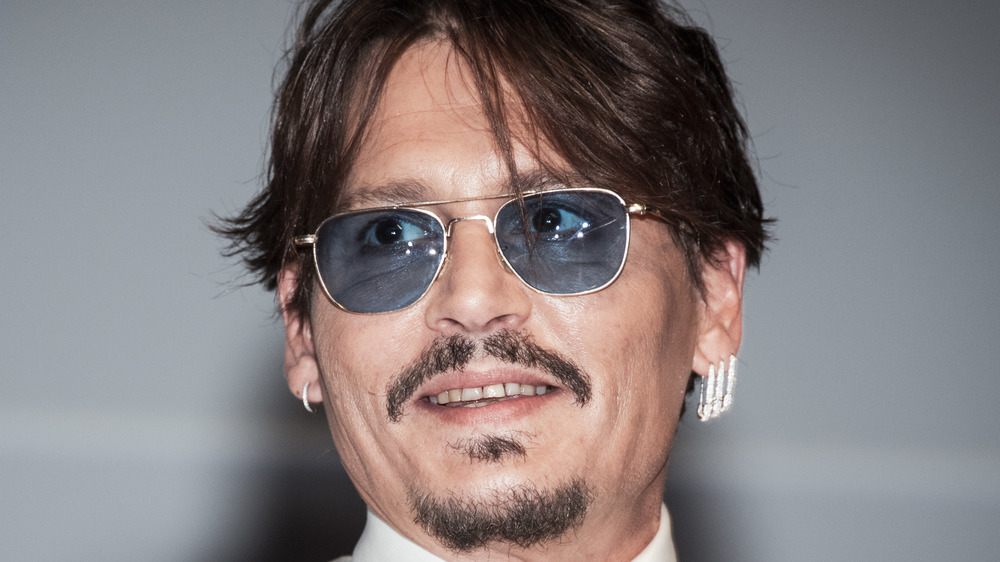 Johnny Depp at a film festival