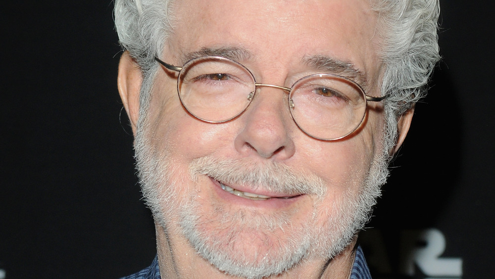 George Lucas at a Star Wars panel