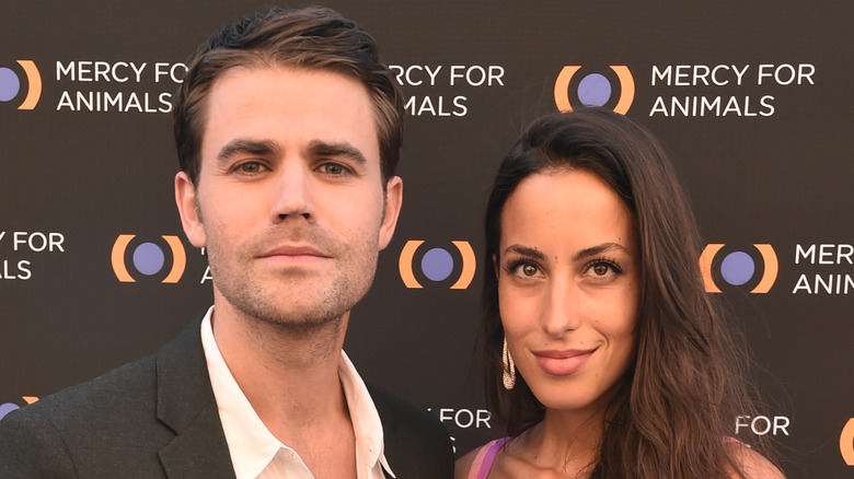 Paul Wesley and Ines de Ramon at an event
