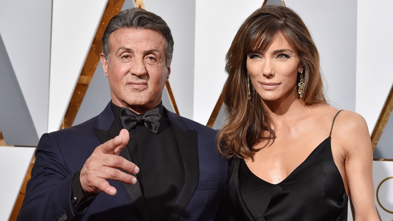 Sylvester Stallone and Jennifer Flavin