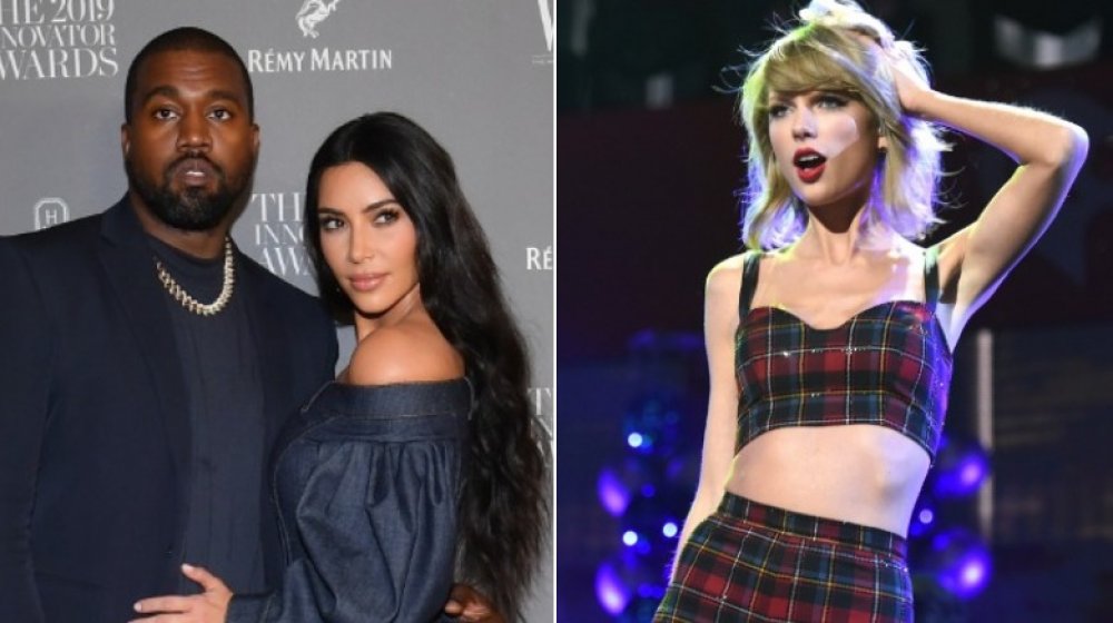 Kanye West, Kim Kardashian, Taylor Swift
