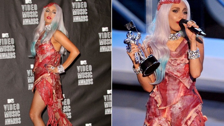 Lady Gaga at the 2010 MTV VMAs