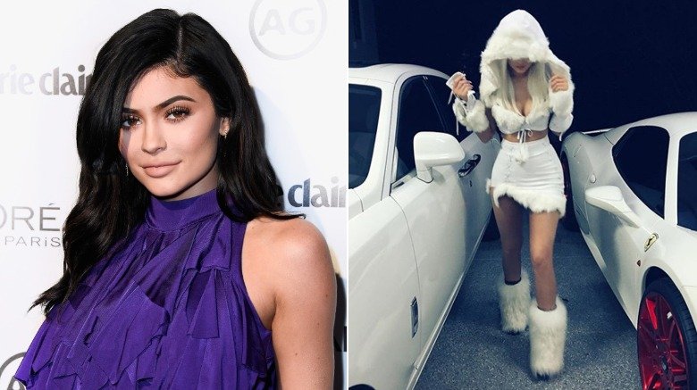 Kylie Jenner dressed up as an Eskimo for Halloween