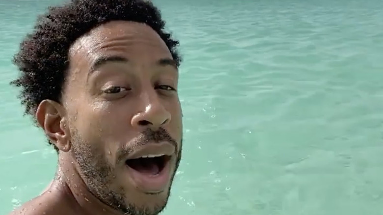Ludacris in the ocean