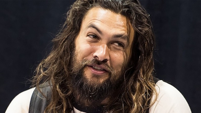 Jason Momoa speaking